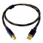 Câble audio USB type B - Vignette | Cibertek