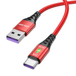 Câble USB C compatible Samsung 5A charge rapide - Vignette | Cibertek