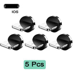 Plug pour câble USB magnétique 5Pcs - Vignette | Cibertek